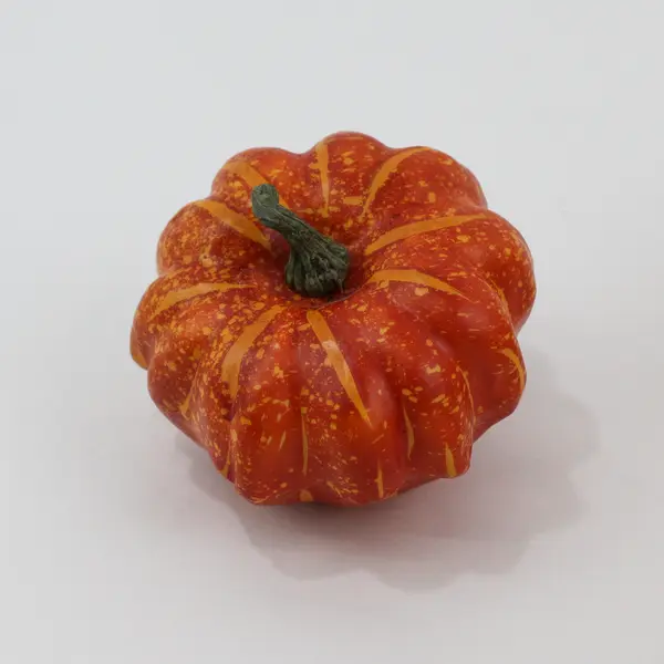 Lot of 6 Small Decorative Orange Faux Pumpkins DIY Craft