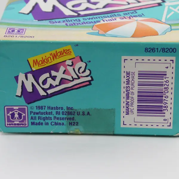 1987 Hasbro Maxie Makin' Waves 11.5in Doll NIB Boxed 8261/8200