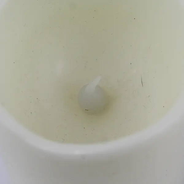 Lot of 5 Battery Operated Cream Color Round Flameless Candles 