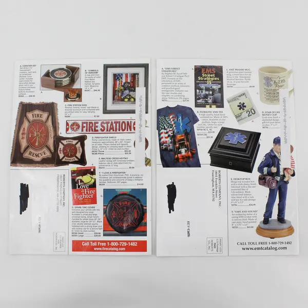 Lot of 2 Roberts Company Inc Catalogs EMS #24 2006 Fire Rescue #143 2006