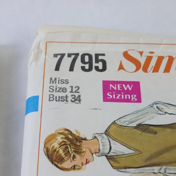 Lot of 3 Vintage Simplicity Sewing Patterns 8348 7729 7795 Half-Size 16.5