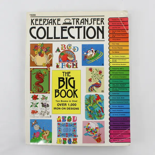 Keepsake Transfer Collection The Big Book Gerri Sorkin 10 Books in One 1980 PB 