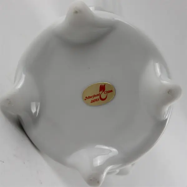 Maryland China White Ceramic Footed Coffee Pot 6.5"