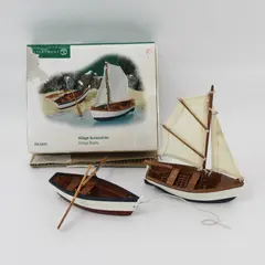 2002 Dept 56 Village Accessories Village Boats 53043