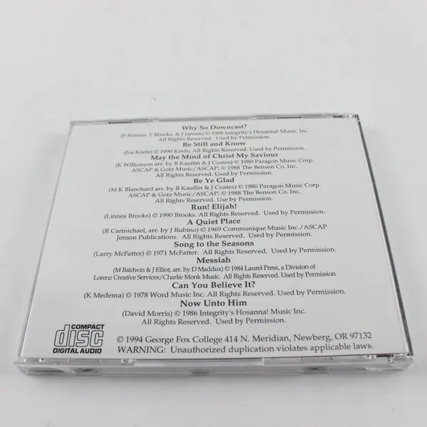 Now Unto Him: Dayspring (CD 1994 George Fox College) 