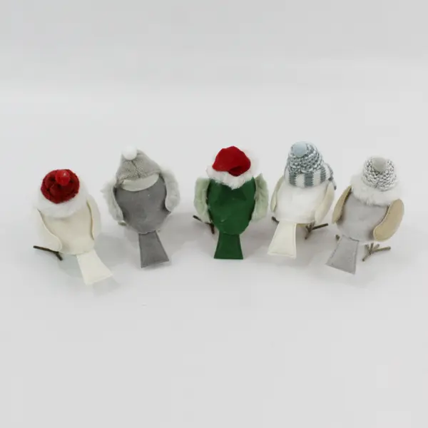 2022 Set of 5 Target Wondershop Featherly Friends Christmas Bird figurines