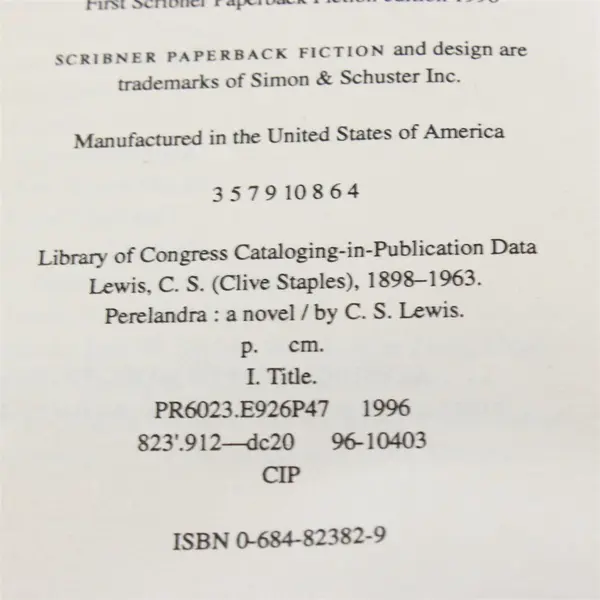 The Complete 3-Book Box Set C. S. Lewis Space Trilogy 1996 Paperback Good