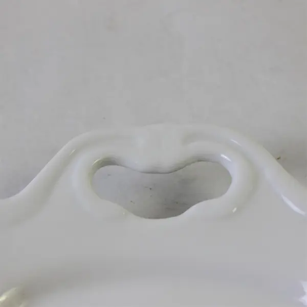 Set of 5 Vintage Freddie G White Ceramic Serving Platter Trays