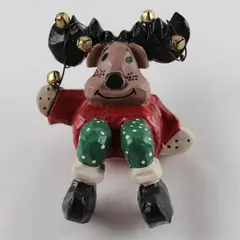 House of Hatten Holiday Moose Mantel Figurine Paul F Bolinger Collection