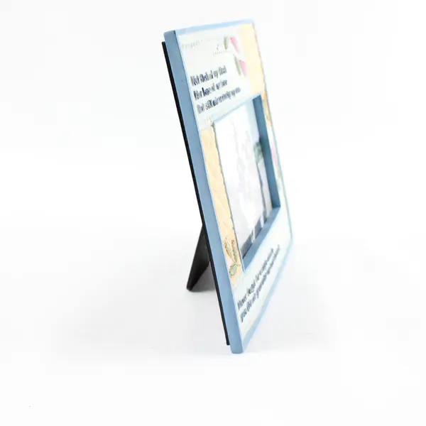 Roman Inc Threads That Bind Blue 4x6 Photo Frame