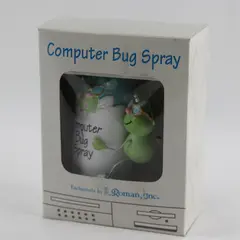1999 Roman Inc Computer Bug Spray Ornament NIB Vintage Holiday Collectible