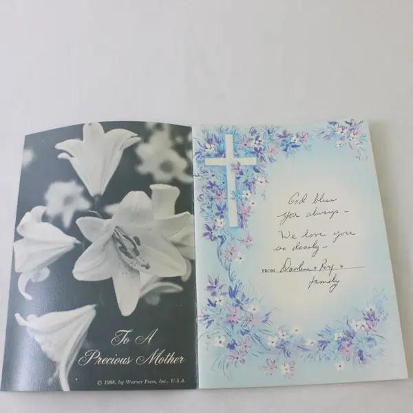 A Treasury of Thoughts for Mother Paperback 1968 Warner Press D4803