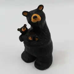 Bearfoots Sher Bear Mom & Baby Black Bear Jeff Fleming Limited Edition No. 100
