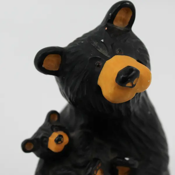 Bearfoots Sher Bear Mom & Baby Black Bear Jeff Fleming Limited Edition No. 100