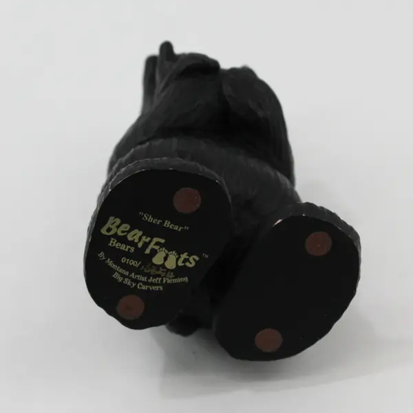 Bearfoots Sher Bear Mom & Baby Black Bear Jeff Fleming Limited Edition No. 100