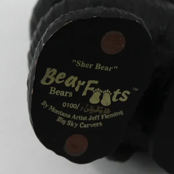 Bearfoots Sher Bear Mom & Baby Black Bear Jeff Fleming Limited Edition No. 100