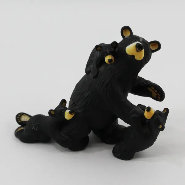 L.E.  Bearfoots "Daddy's Home" Bear Figurine By Jeff Fleming