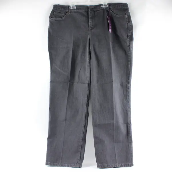 Gloria Vanderbilt Amanda Gray Classic Fit Mid-Rise Short Jeans Size 16W