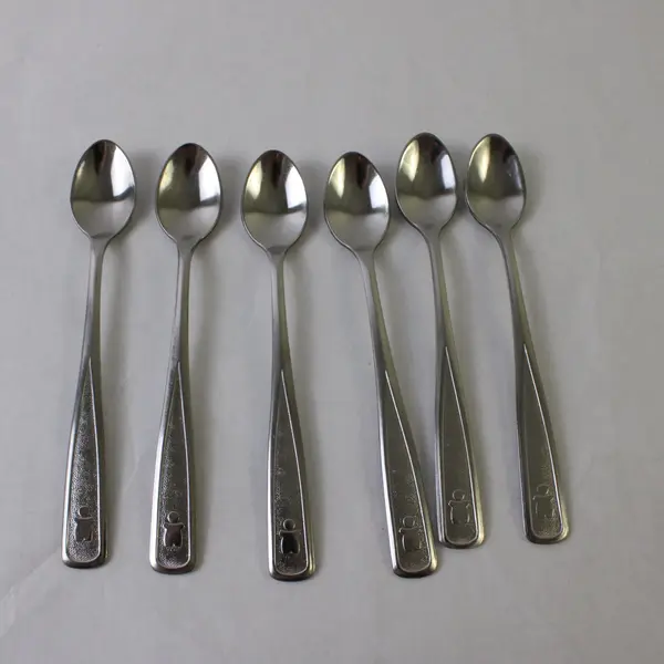 The First Years Vintage Stainless Steel Baby Spoons Set of 6