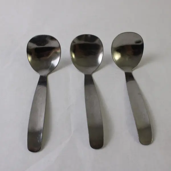 Lot of 3 Baby Toddler Learning Feeding Spoons Silverware Utensils