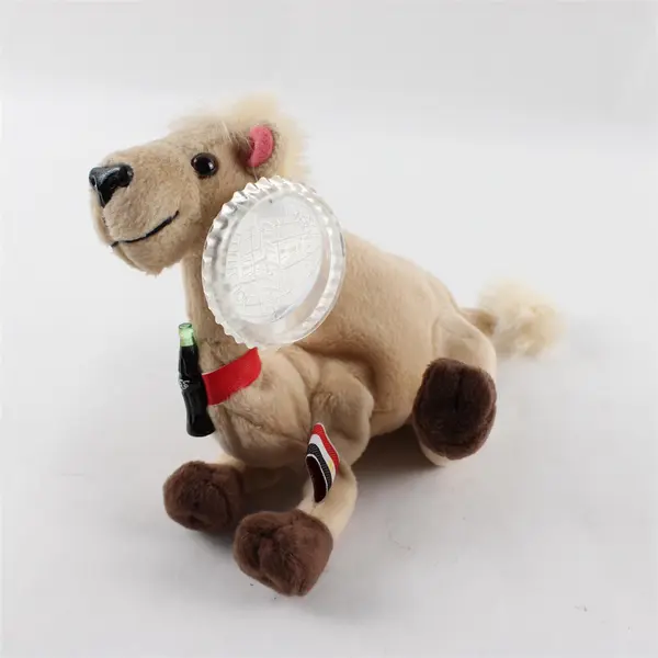 1999 Vintage Coca Cola Bean Bag Plush - Ramel The Camel Egypt