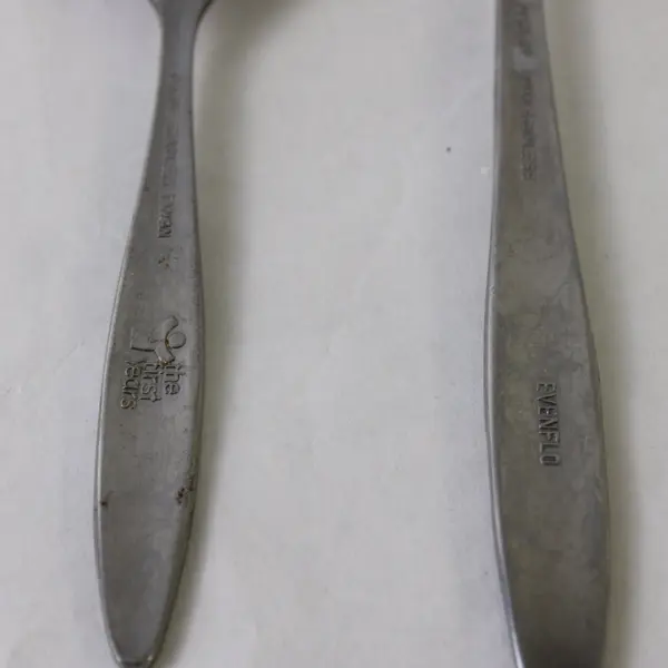 Vintage The First Years Evenflo Baby Fork Spoon Set