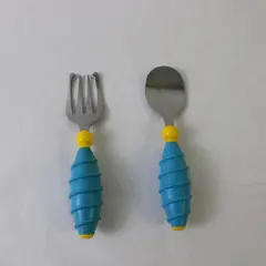 Vintage Gerber Baby Utensil Set Fork Spoon Toddler Feeding