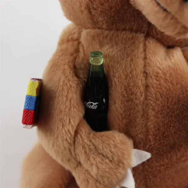 1999 Coca-Cola Colombia Plush Bean Bag Animal Collectible