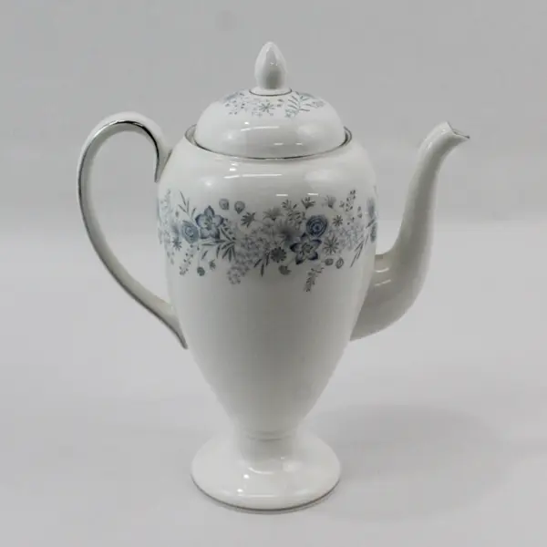 Vintage Wedgwood Belle Fleur Bone China Coffee Pot with Lid