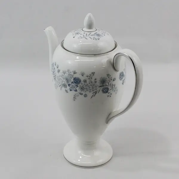 Vintage Wedgwood Belle Fleur Bone China Coffee Pot with Lid