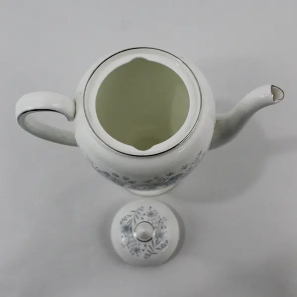 Vintage Wedgwood Belle Fleur Bone China Coffee Pot with Lid