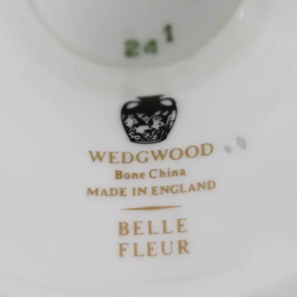 Vintage Wedgwood Belle Fleur Bone China Coffee Pot with Lid