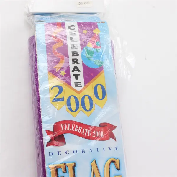 Creative Enterprises Celebrate 2000 Flag 26x48 21002 Nylon Applique