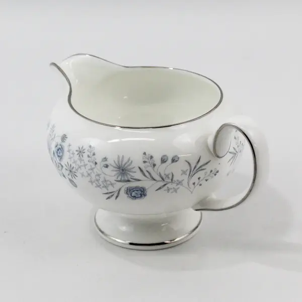 Vintage Wedgwood Belle Fleur Footed Creamer