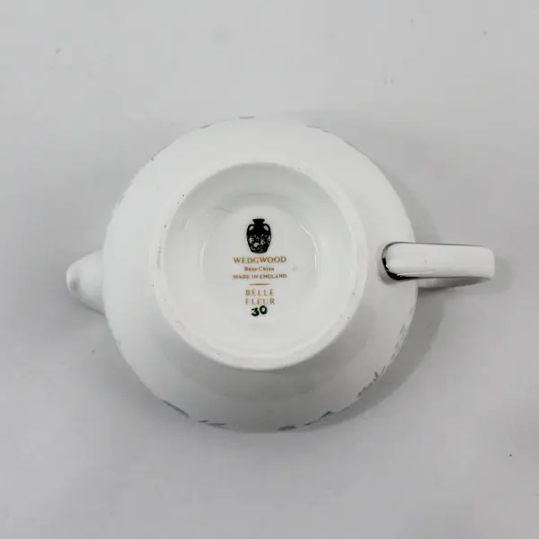 Vintage Wedgwood Belle Fleur Footed Creamer