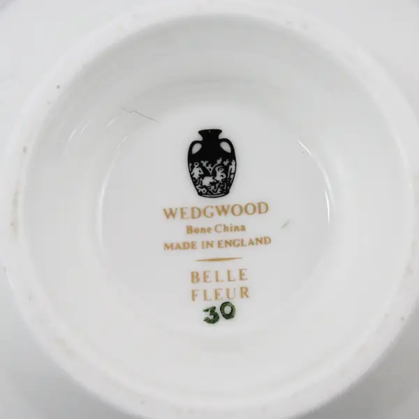 Vintage Wedgwood Belle Fleur Footed Creamer