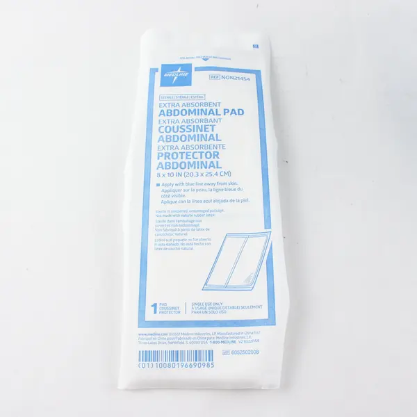 Lot of 2 Medline Sterile Abdominal Pads 8x10 18 Count New