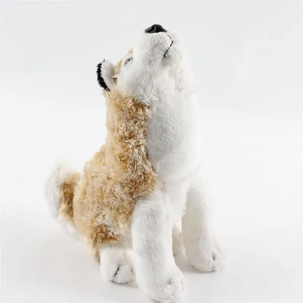 Wishpets Shiriki the Howling Wolf Plush Stuffed Animal Toy 7" Tall 2005