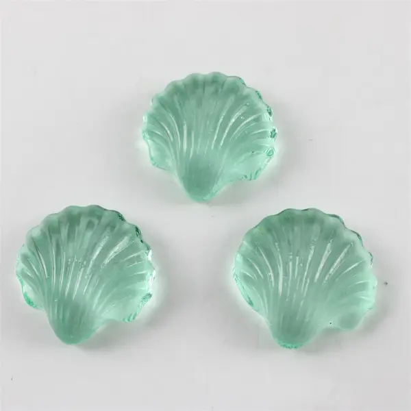 Lot of 9 Light Green Sea Themed Glass Decorations