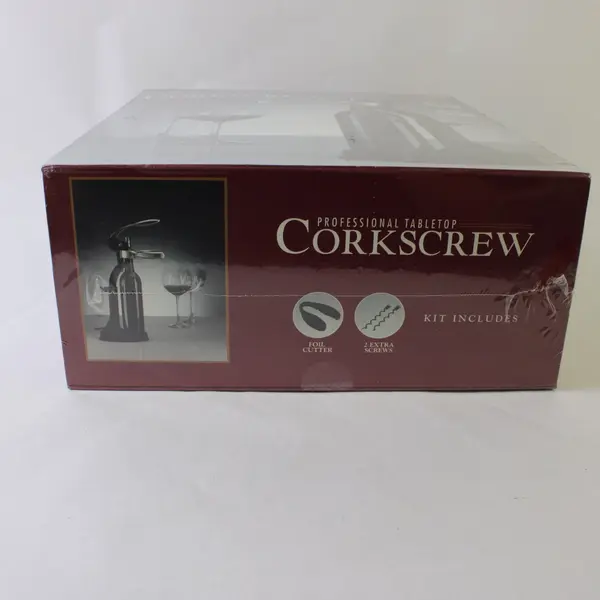 Professional Tabletop Corkscrew New Sealed Box Item 966699