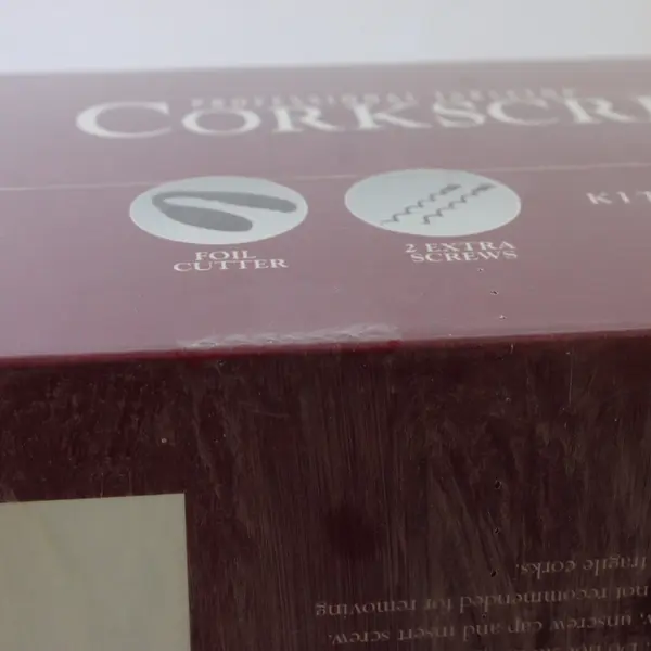 Professional Tabletop Corkscrew New Sealed Box Item 966699