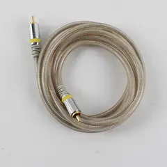 Skywalker 3ft Clear RCA Male-to-Male Audio Video Cable