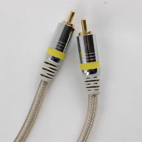 Skywalker 3ft Clear RCA Male-to-Male Audio Video Cable