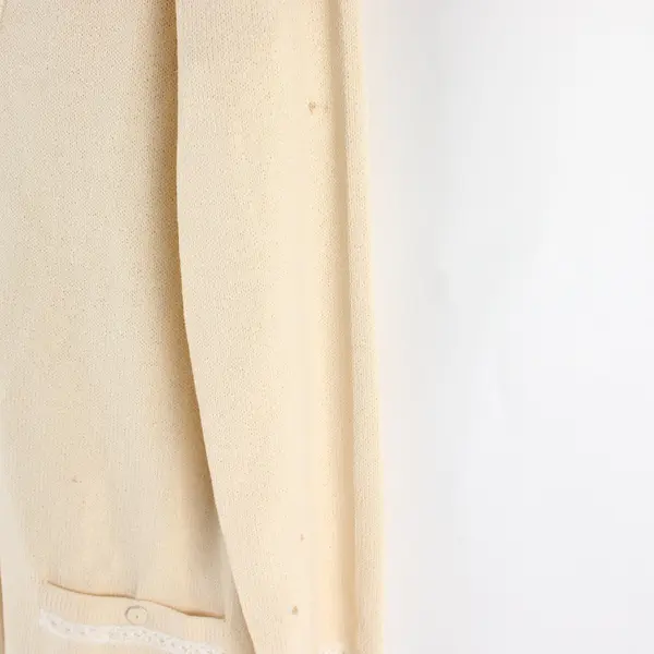 Vintage St John Collection by Marie Gray Yellow Knit Top  Skirt Set Women M/12