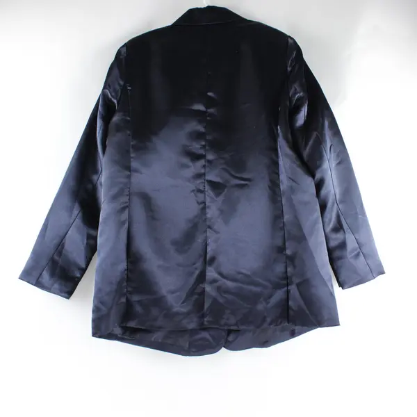 And Now This Dark Blue/Purple Blazer Shiny Finish Lightweight Size 0X