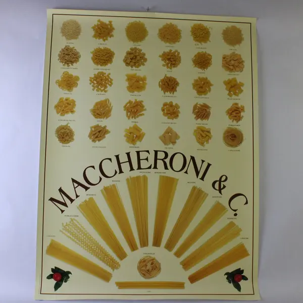 Edizioni CMP Mauro Guerrini Maccheroni & C. Pasta Poster 23.75x31.5"