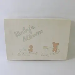 Vintage Mid-Century Baby Book Photo Album Original Box 50 Pages