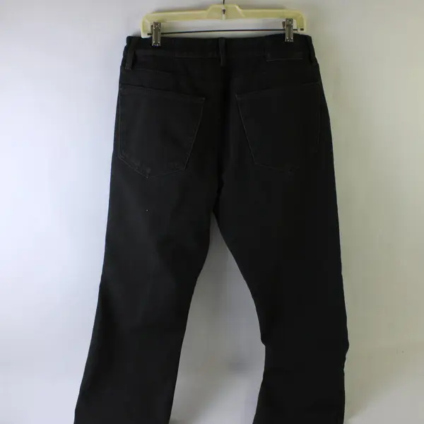 Weatherproof Vintage Men's 34x30 Black Bonded Fleece Lined Straight Leg Jeans