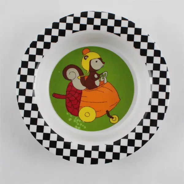 Arctic Circle Cup Lid Bubble Wand + Squirrel Melamine Bowl Lot of 2