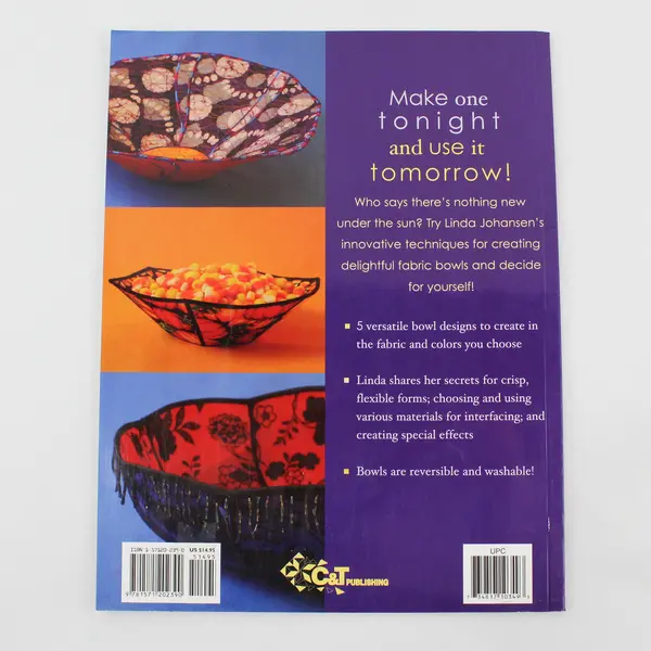 Vintage Fast Fun & Easy Fabric Bowls Linda Johansen 2003 Paperback